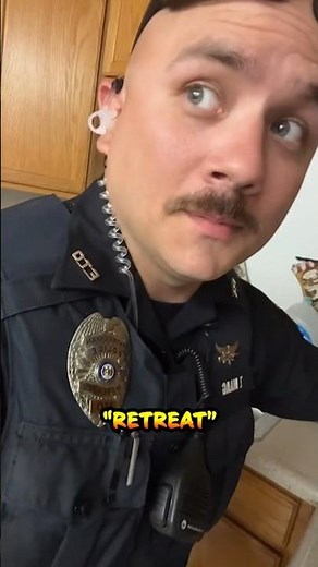 Cop Pranks the Whole Fire Department While They’re Out on Call 😂 #shorts