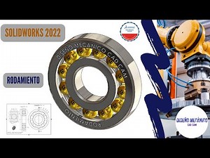✅BEARING #1 in SOLIDWORKS 2022 part 98, Design And Assembly Ball Bearing