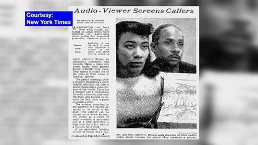 Marie Van Brittan Brown of Queens invented the home security system