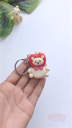DIY Clay Rat Keychain #diy #clayart #keychain #rat #kids #kidscraft #trendingshorts #shorts