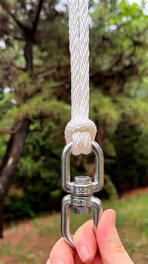 The 3-Second Swivel Deadlock ⛓️ Ultimate non-slip hardware connector knot.