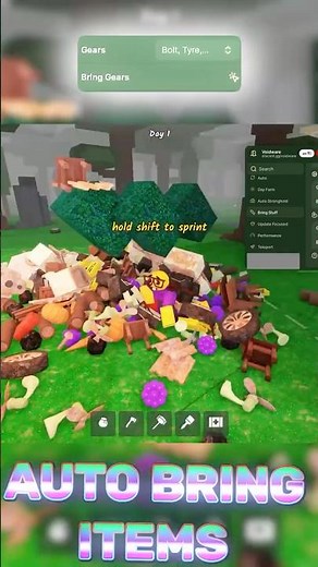 99 Nights Script HACK 💀 GODMODE + DIAMONDS + BRING ALL #roblox #99nightintheforest