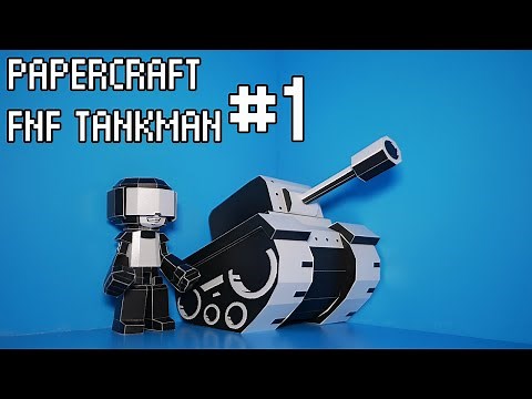 How to make a FNF Tankman (Papercraft)