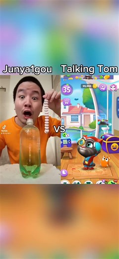 Junya1gou vs Talking Tom #shorts #funny #viral