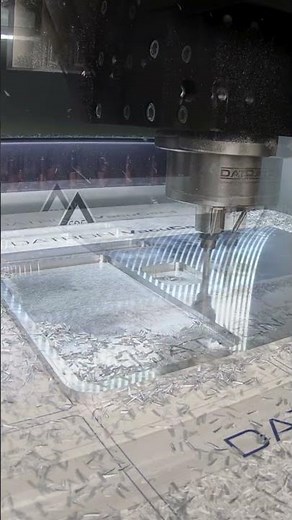 High Speed Milling an Aluminum Tray on a DATRON neo