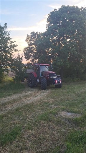 Рабочий день закончился на трактре Case IH puma 225!
