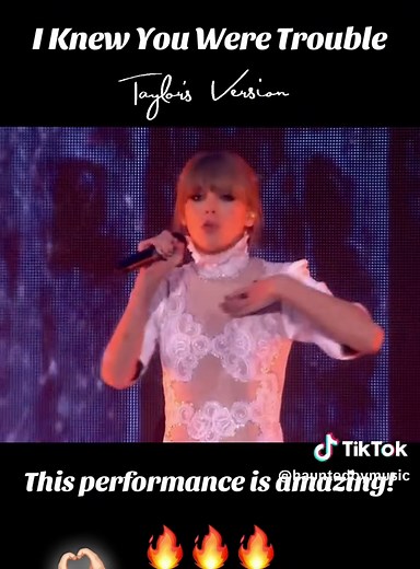 Taylor Swift's Amazing Performance of I Knew You Were Trouble