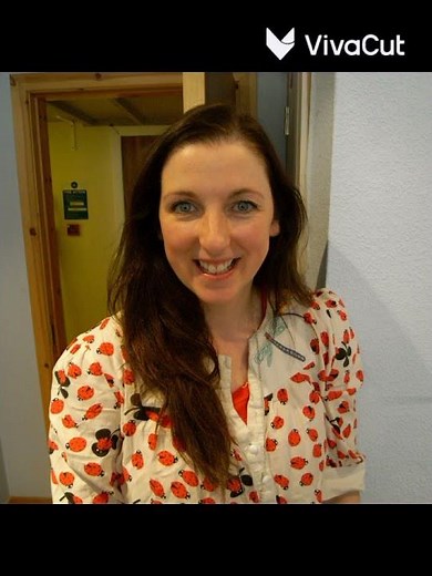 Christina Aguilera with Miss Hoolie (Julie Wilson Nimmo) by Balamory on CBeebies