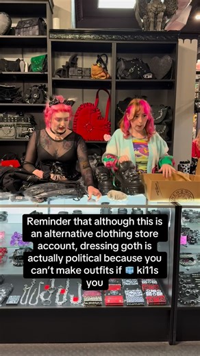 FashioNation on Instagram: "Goth has always been political. The time is now to stand up. It’s okay to feel sad, scared, angry…use those emotions to fight back. We can’t let hate win. If you’ve been looking for a way to help the community in Minnesota, we’ve been donating to the Minnesota immigrants rights action committee. @miracmn They are a trusted organization providing aid to those in need. Stay safe and look out for each other."
