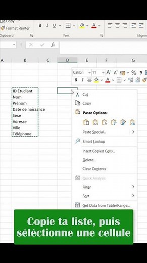 Astuce Excel : Transposer une liste en 20 Secondes !