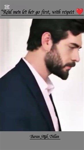 “Real men let her go first, with respect ❤️||#kançiçekleri #barankarabey #barışbaktaş #yağmur #viral