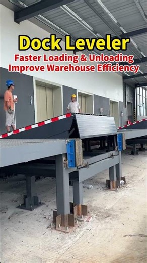 Dock Leveler Faster Loading & UnloadingImprove Warehouse Efficiency #dockleveler #loadingdock