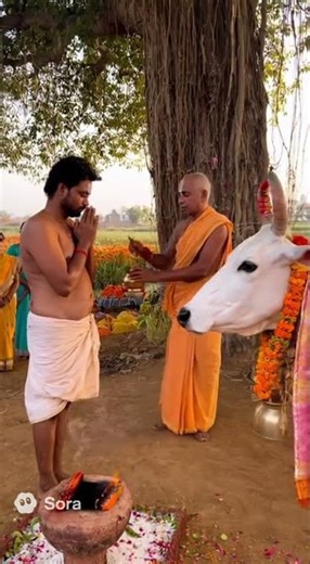 Indian and Cow Sacrifice