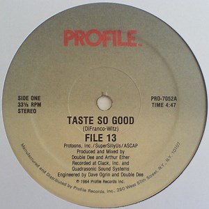 File 13 - Taste So Good