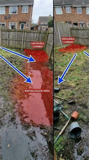 Sloped Garden Problems? Watch This UK Makeover Solution #shorts #gardenideas #outdoorliving