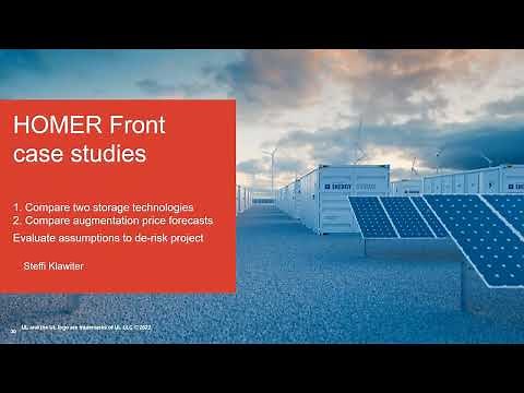 Introducing New HOMER Front Modeling Software: Maximize the Revenue of Utility-Scale Energy Storage