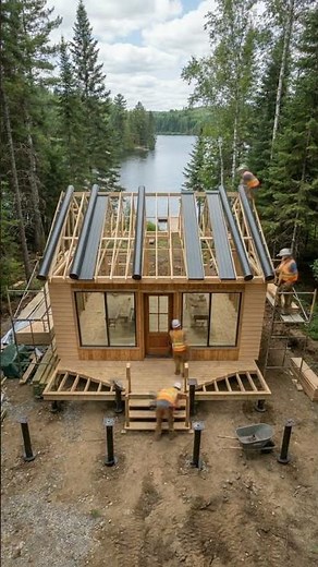 Start To Finish Building A Dream Cabin In The Forest