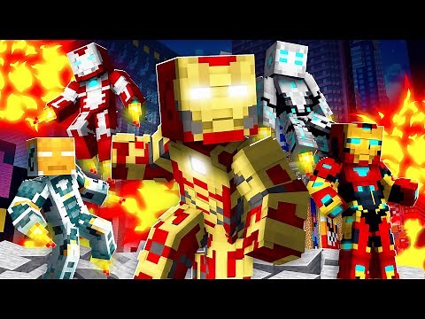 New IRON MAN in Fisk Superhero Minecraft Mod! (Update 2024)