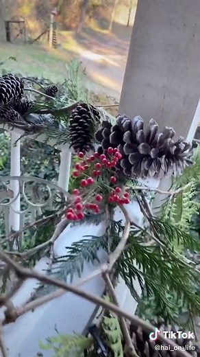 DIY Natural Pine Garland Tutorial