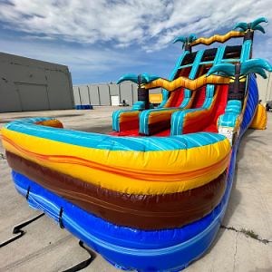 [Hot Item] Giant Screamer Waterslide Commercial Inflatable Slide Water Pool Slide