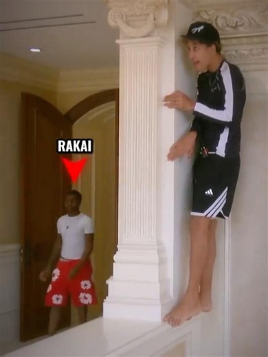Tota Scares Rakai Behind A Wall 🤣💀