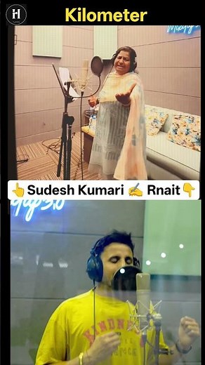 Kilometre Song BTS (Official Video) || Rnait || Sudesh Kumari || #recordingsong #studio #newsong2026