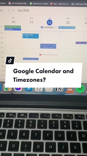 How to Change Time Zones on Google Calendar