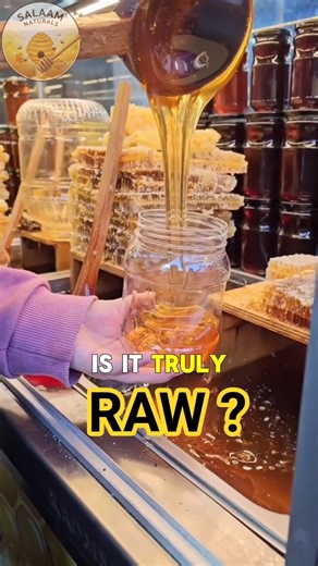 Stop Eating Fake Honey! See the rawness of Salaam Naturals!#shorts