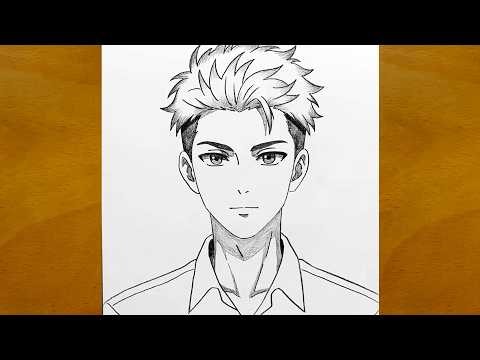How to Draw an Anime Boy Step by Step | Easy Pencil Sketch