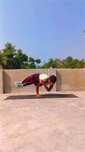 Yoga Life on Instagram: "Try This New Pose .... 💀 Challenge For You 🫵 #yoga #fitness #motivation #challenge #viral"