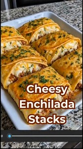 1M views · 8.7K reactions | 燎 Cheesy Beef Enchilada Stacks These...