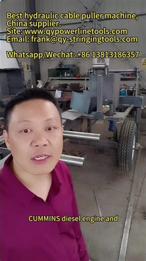 Best hydraulic cable puller machine, China supplier. #factory