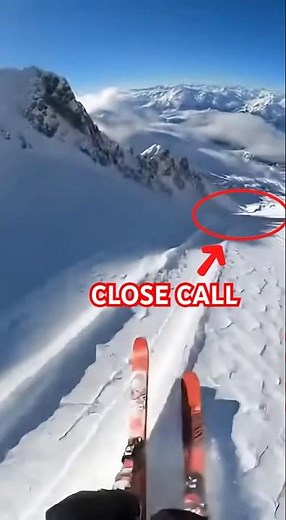 GoPro Captures Skier Nearly Buried by Avalanche