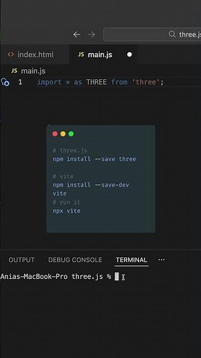How to get started using Three.js