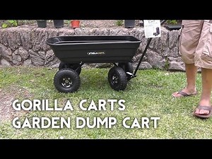 Gorilla Carts Garden Dump Cart - Better than Wheelbarrow?