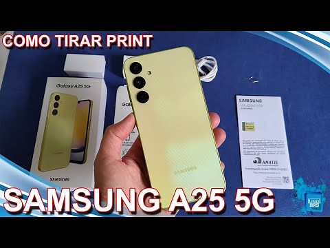 Samsung Galaxy A25 5G - Como tirar print ou capturar tela - Rápido e fácil