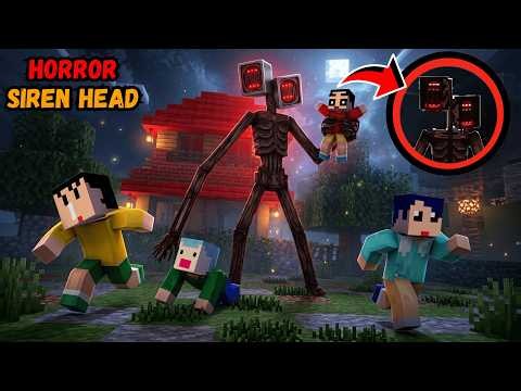 SHINCHAN Found Horror SIREN HEAD In Minecraft 😨😱