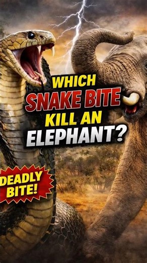 King Cobra vs Black Mumbai | 🐍 Common Krait Snake | How Elephant Die Of A Snake Bite ? #kingcobra