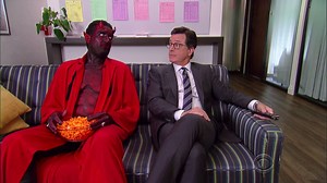 DEVIL: "Well, I better get back to the lake of flaming excrement." STEPHEN: "You mean hell?" DEVIL: "No, I'm going to Rio for the Olympics." WATCH MORE: http://bit.ly/2azBDTR | The Late Show with Stephen Colbert