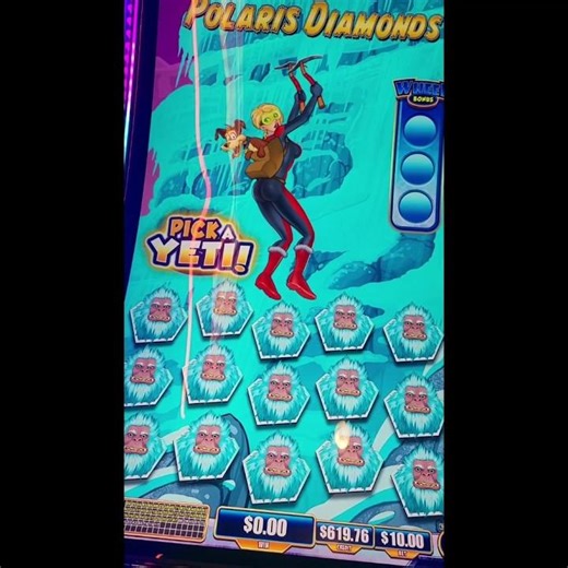 Polaris Diamonds Yeti Bonus ‪@FJslots956‬ @ Kickapoo Lucky Eagle Casino