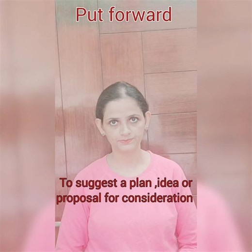 Phrasal verbs : put across , put forward ll #phrases #idioms #trending #viral #reels #video #shorts