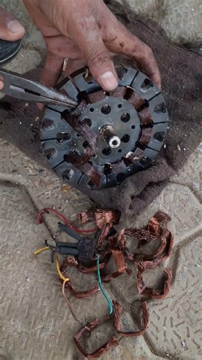 ceiling fan Jala Hua usko winding karna doston#shorts #video