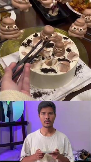 POO CAKE PRANK 💩 😅#trending