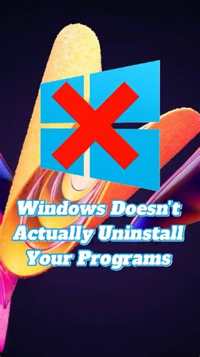 Windows Doesn't Actually Uninstall Your Programs...