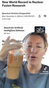 Fascinating update from Dana on a recent breakthrough in Cold Fusion Plasma and more electrostatic plasma fun facts!! Thank you for your plasma passion @danakipple!! 🙏🏽 Quantum Kinetics Corporation Achieves Breakthrough in Fusion Research, Sustaining 200 Million Degrees Celsius for 24 Hours November 5, 2024 — In a major advancement for energy science, Quantum Kinetics Corporation (QKC) has announced that it has achieved a critical breakthrough in nuclear fusion research, successfully sustainin