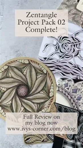 Zentangle Project Pack 02 Full Tile Overview