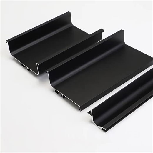 Aluminum Embedded Spacer C & J Type Square Channel Profile Gola Handle Profile for Base Cabinet Kitchen Cabinet