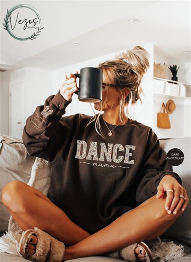 Custom Dance Mama Sweatshirt, Dance Mama Wildflower Sweater, Custom Mama, Wildflower Dance Mom, Custom Dancewear. - Etsy