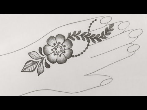 Mehandi Ka Design | Mehndi Designs For Hands | pencil Mehndi simple Design | Mehndi Design easy