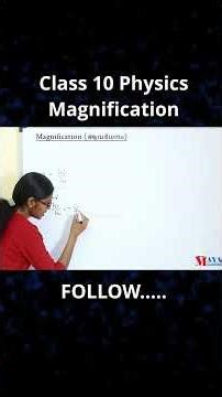 Magnification Made Easy | Class 10 Physics
